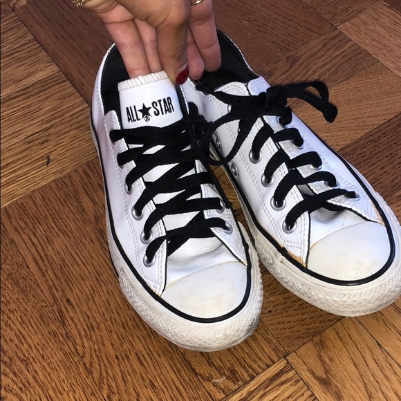 converse white patent leather